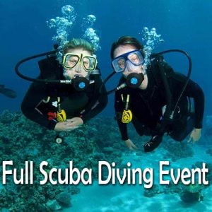 full scuba diving event